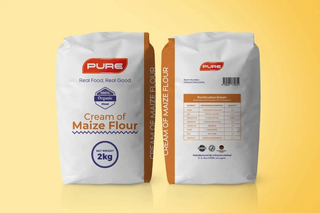 Fortified maize flour
